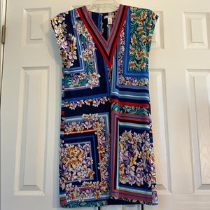London Times Floral Sleeveless Dress